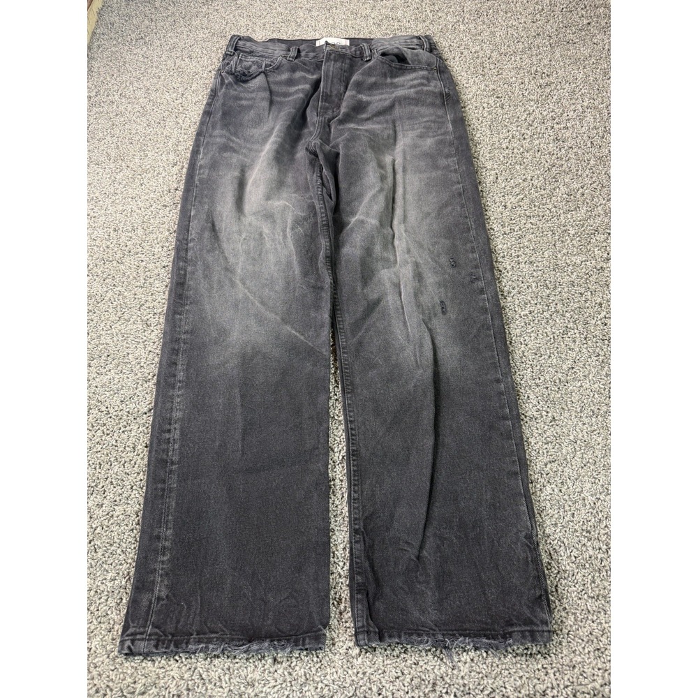 BDG Urban Outfitters Skate Fit Wide Leg Jeans Women's Size 34X32 Black
